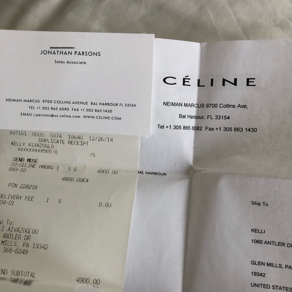 Authentic Celine Trapeze Black Python Leather Bag - Picture 7 of 7